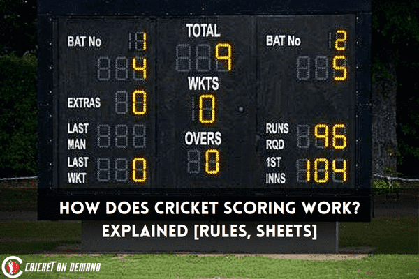 How Does Cricket Scoring Work? Explained (Rules, Sheets)