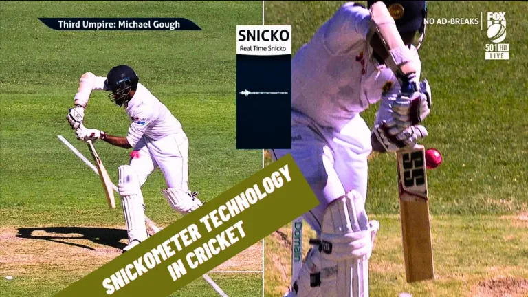 Snickometer in Cricket